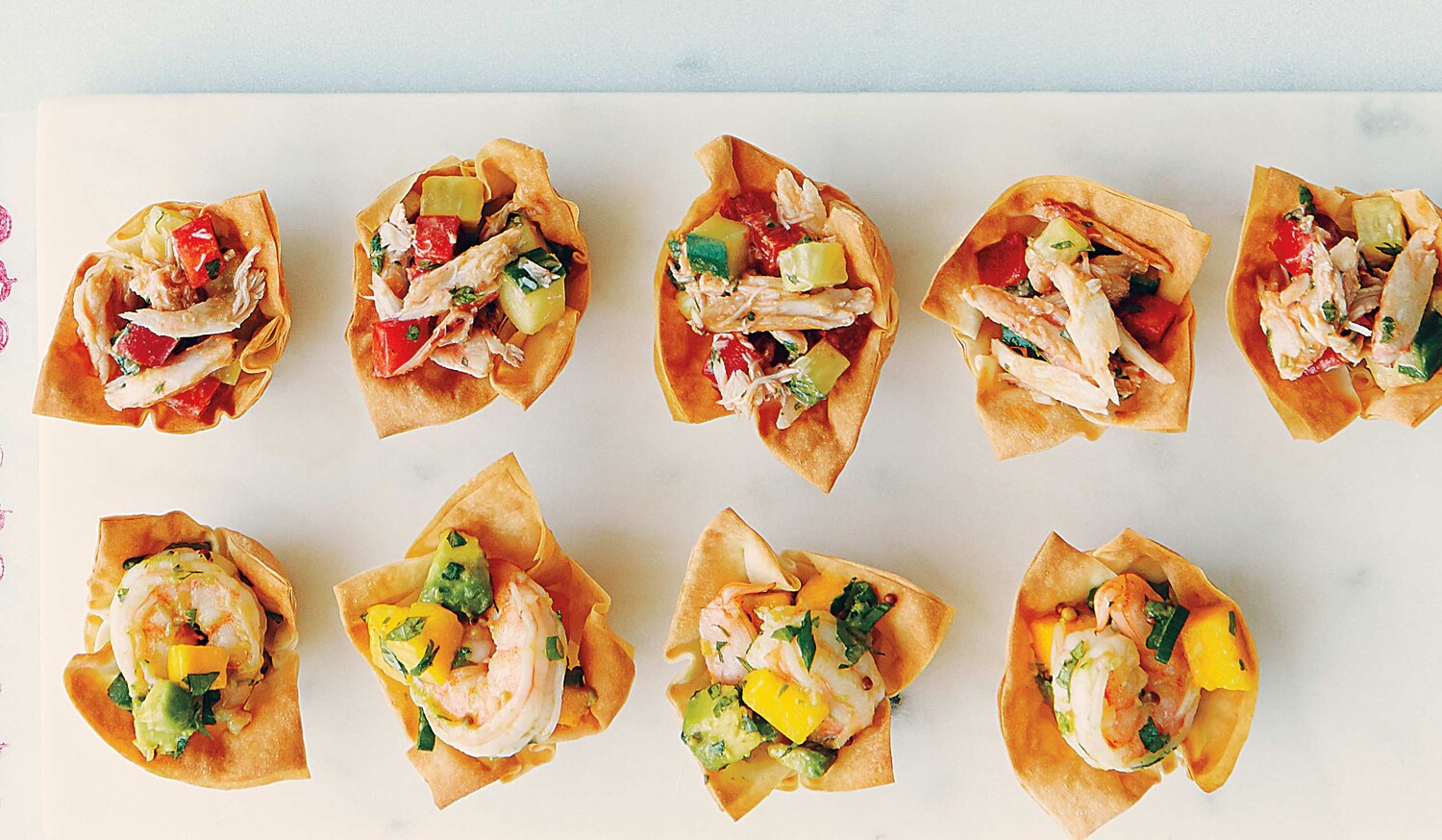 Shrimp and Avocado Salad Phyllo Cups | Canadian Living