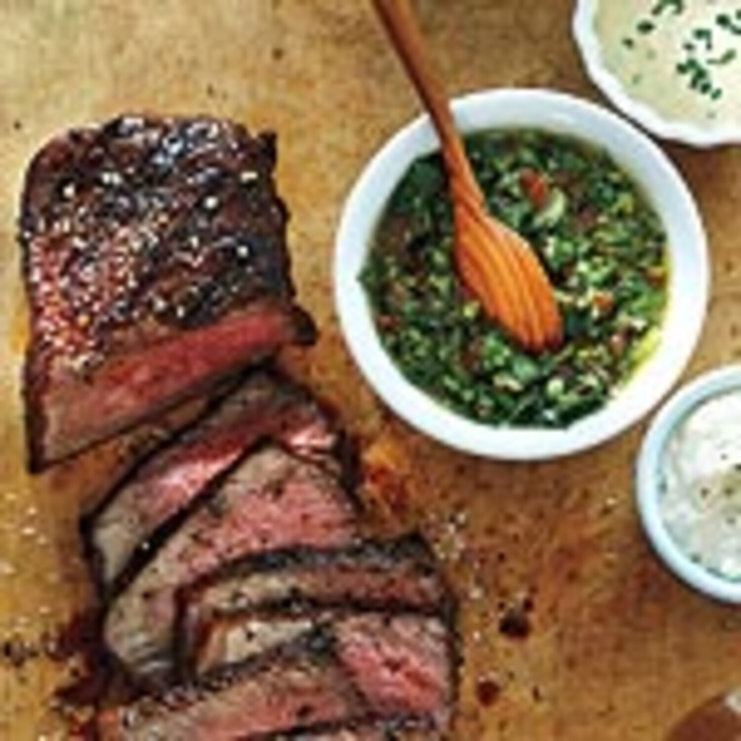 Salt and Pepper Steak With Green Sauce Canadian Living