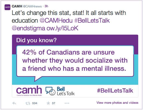 #BellLetsTalk