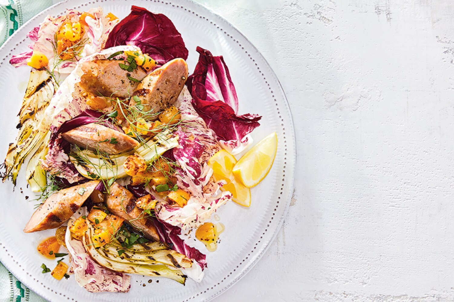 Grilled Sausage & Fennel With Apricot Mostarda Canadian Living