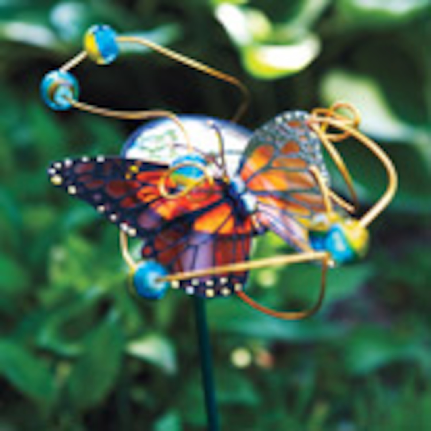 Learn how to make a butterfly garden stake Canadian Living