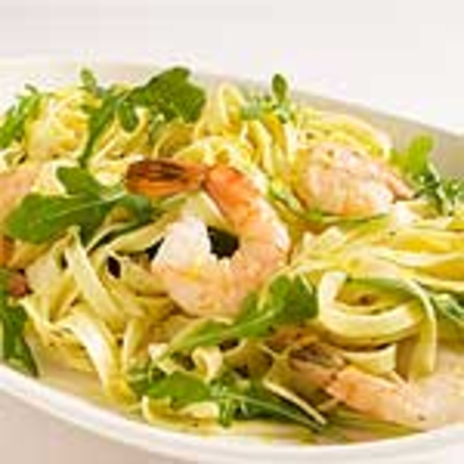 Tagliatelle with Lemon, Shrimp and Arugula | Canadian Living