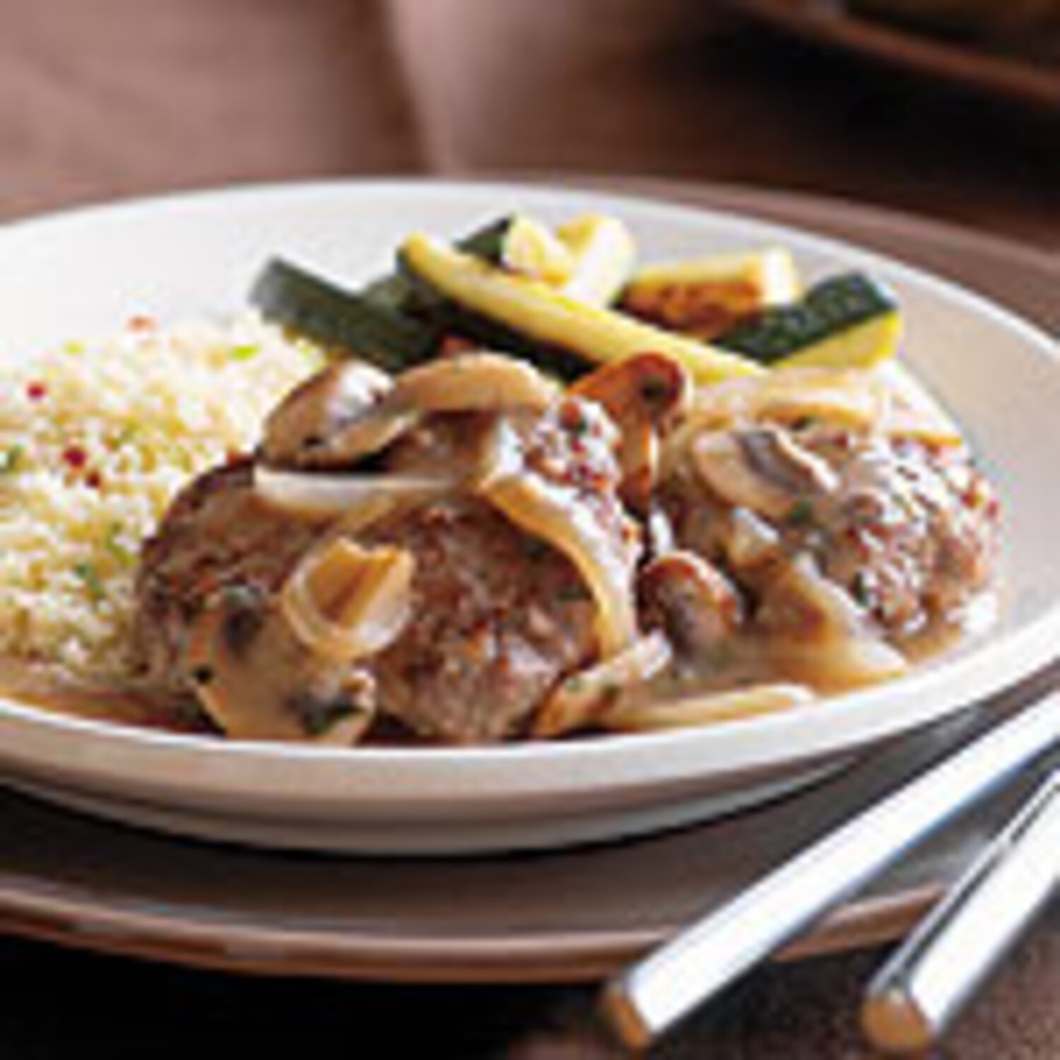 Beef Patties with Saucy Mushrooms Canadian Living