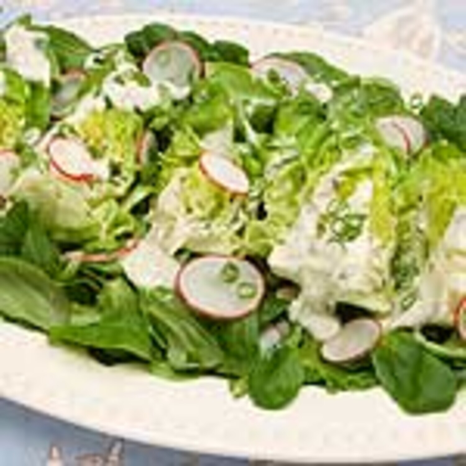 Boston Lettuce and Mâche Salad with Buttermilk Dill Dressing Canadian