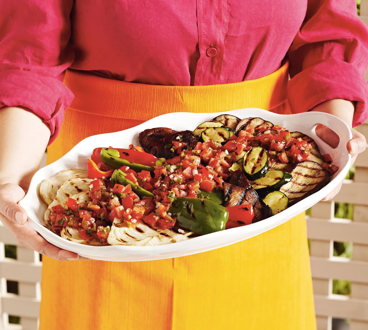 Grilled Vegetable Antipasto With Fresh Tomato Relish Canadian Living