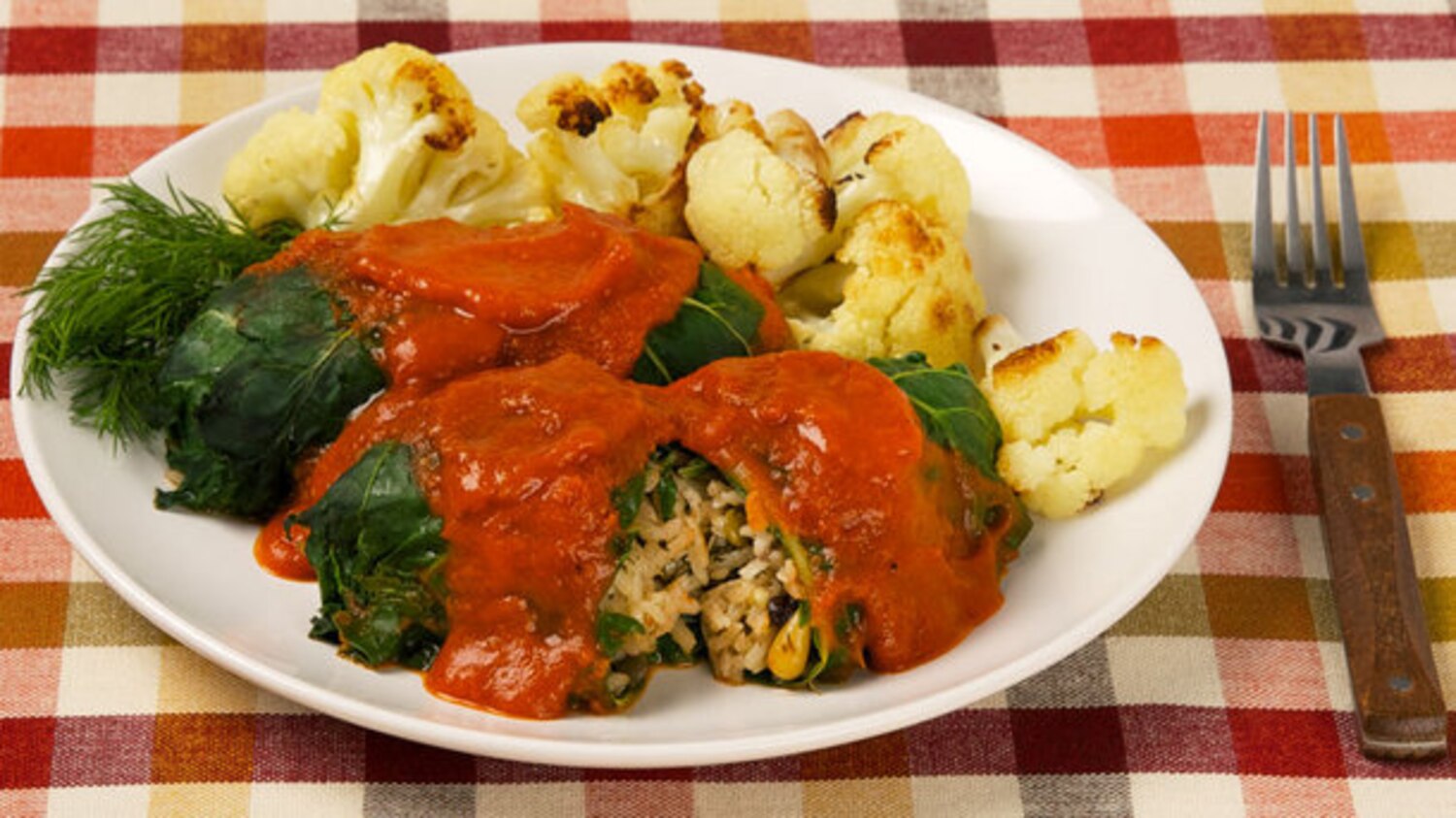 Swiss Chard Dolmas with Tomato Sauce Canadian Living