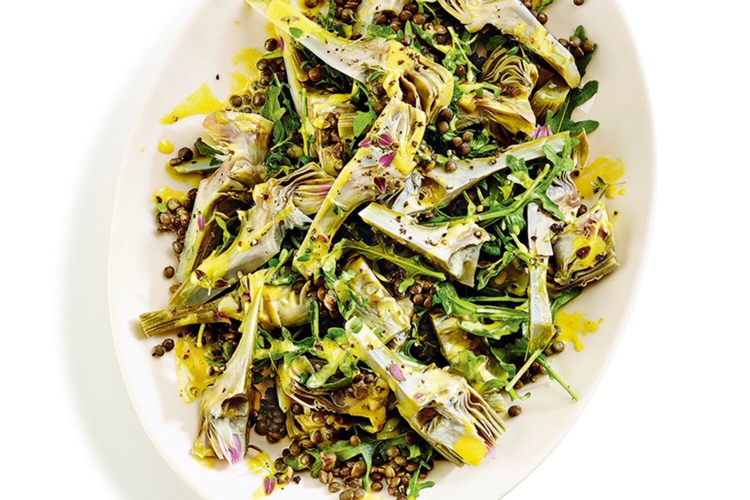Artichoke and Lentil Salad with Fresh Thyme Canadian Living
