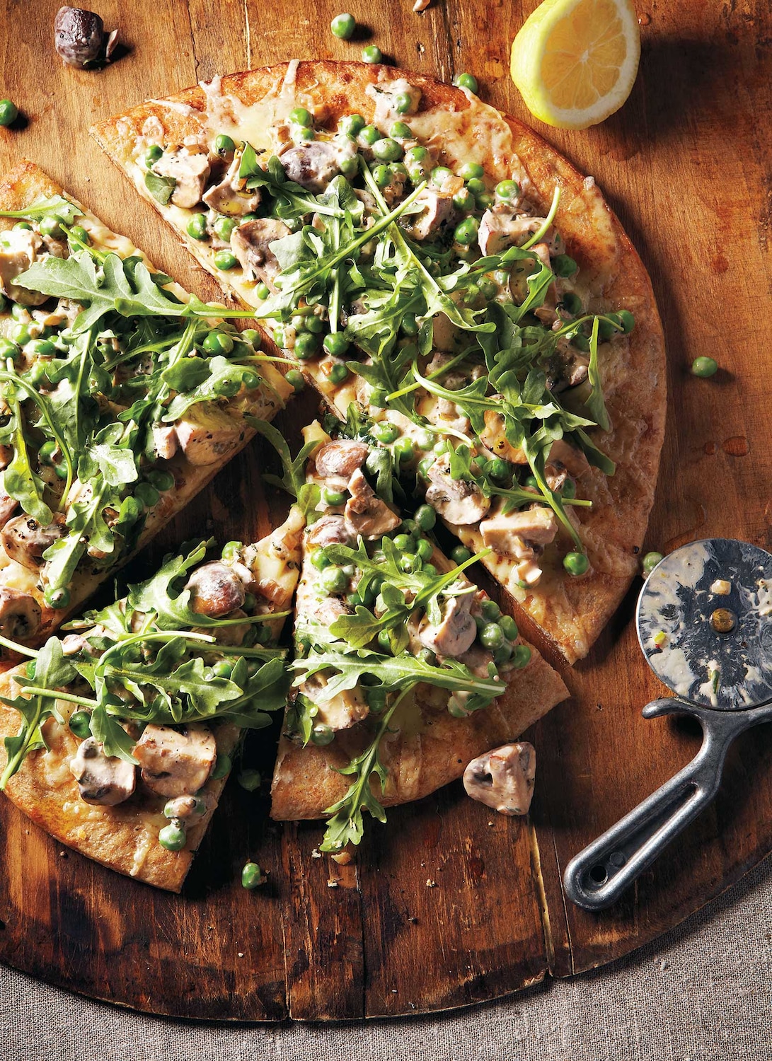 Arugula Mushroom Pizza | Canadian Living