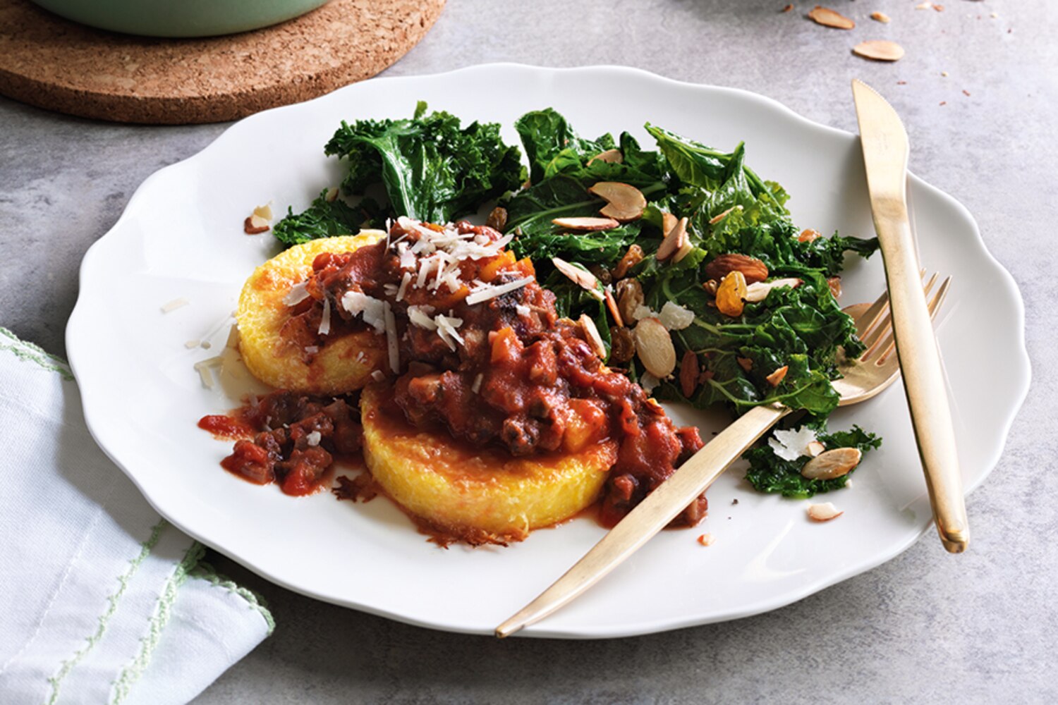 Crispy Polenta with Vegetable Ragù Canadian Living