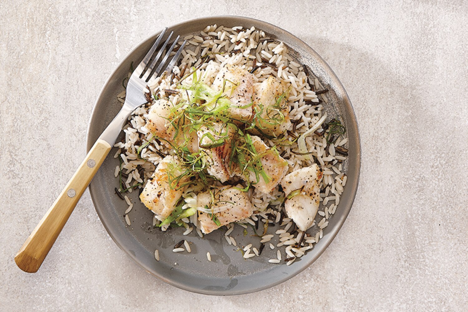 Stir-Fried Cod with Green Onions | Canadian Living