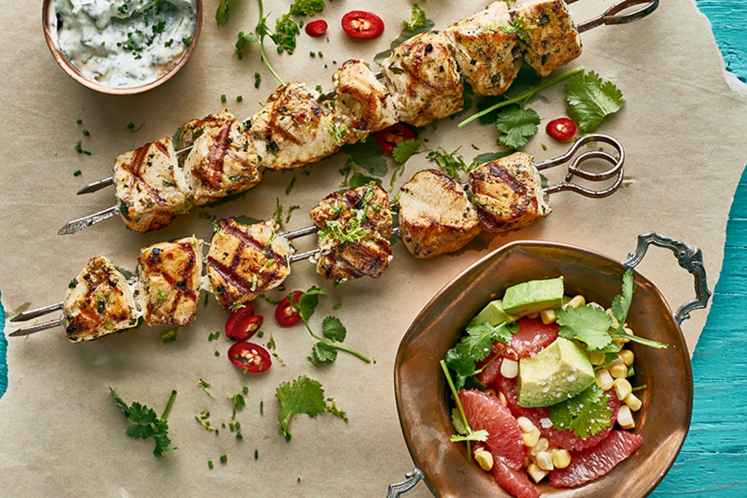 TequilaLime Chicken Skewers Canadian Living