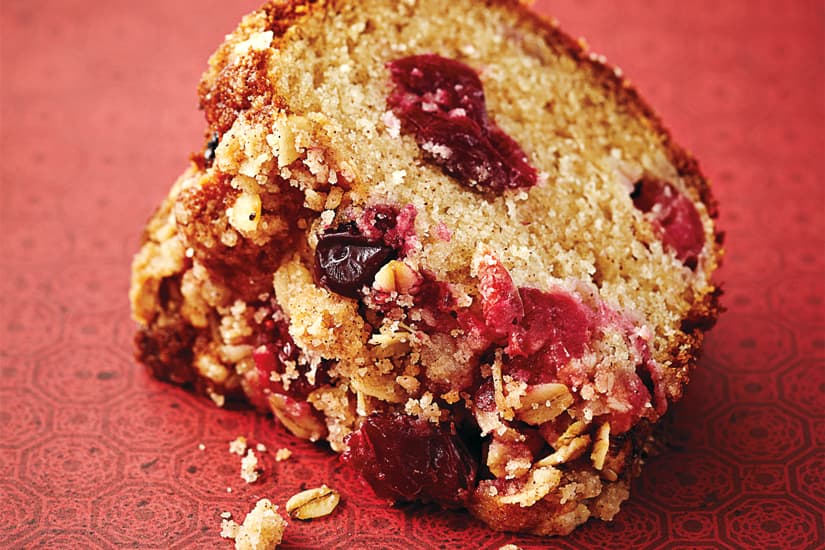 Cranberry Coffee Cake With Cinnamon Streusel Canadian Living