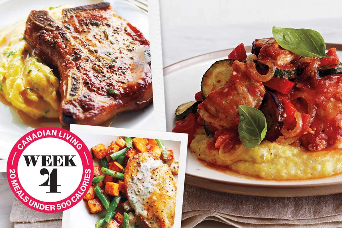 20 dinners under 500 calories Week 4 Canadian Living