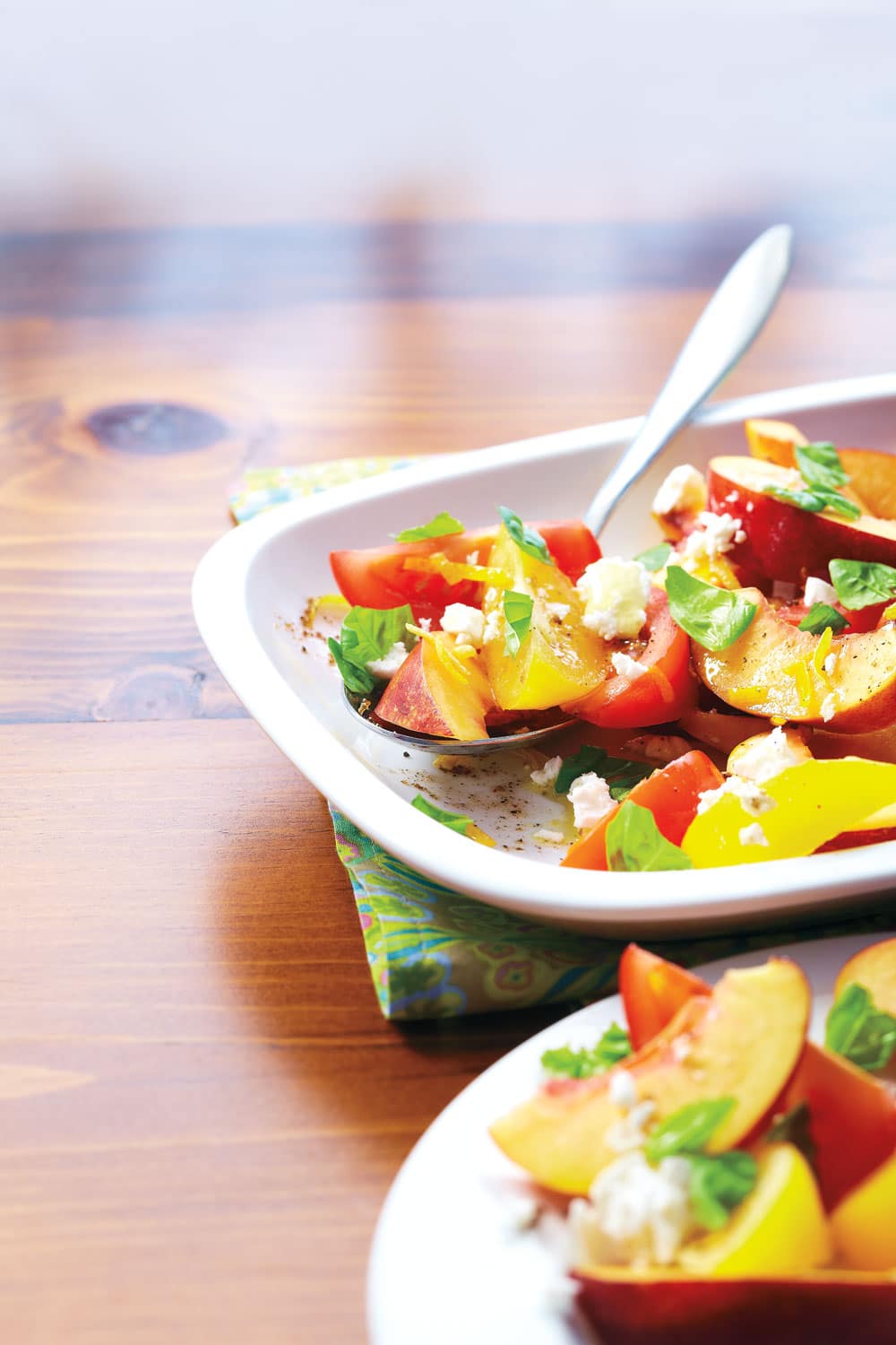 Nectarine and Tomato Salad Canadian Living