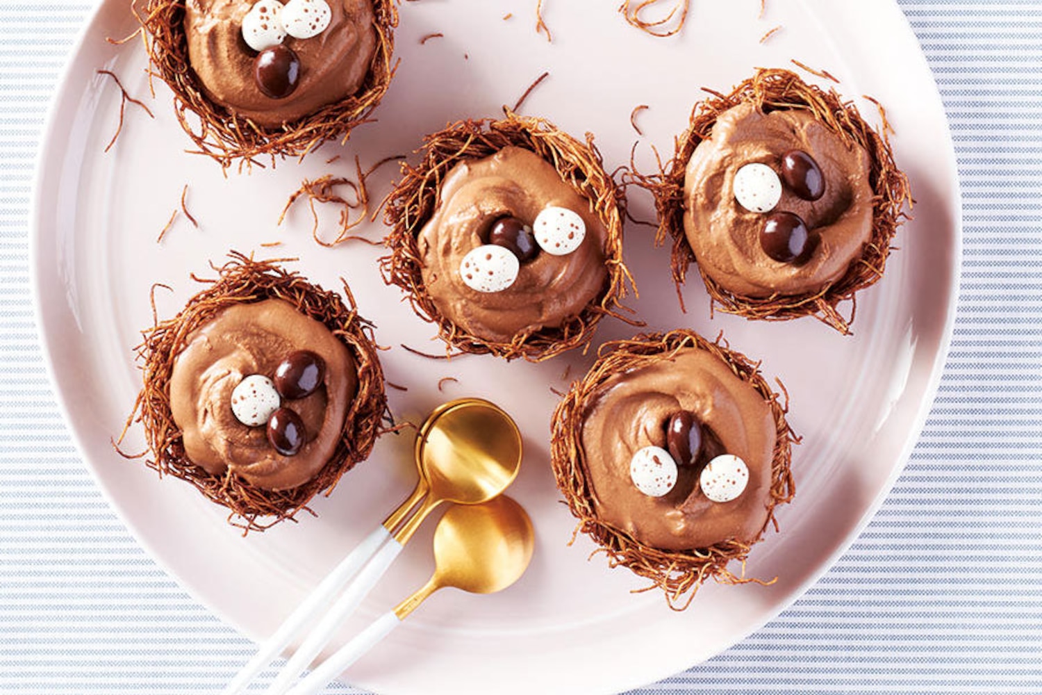 Chocolate Mousse Nests | Canadian Living