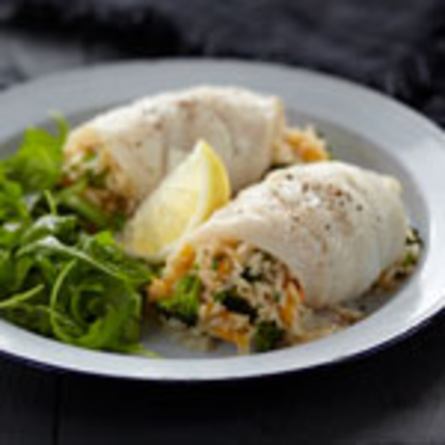 Haddock Stuffed with Broccoli and Canadian Cheese Pilaf Canadian Living