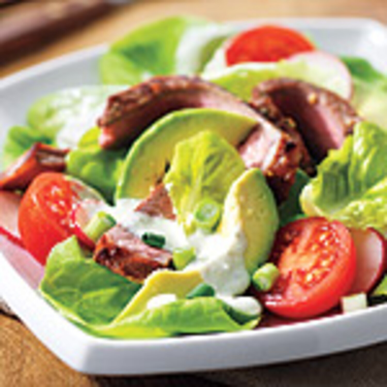 Steak Salad with Blue Cheese Buttermilk Dressing Canadian Living