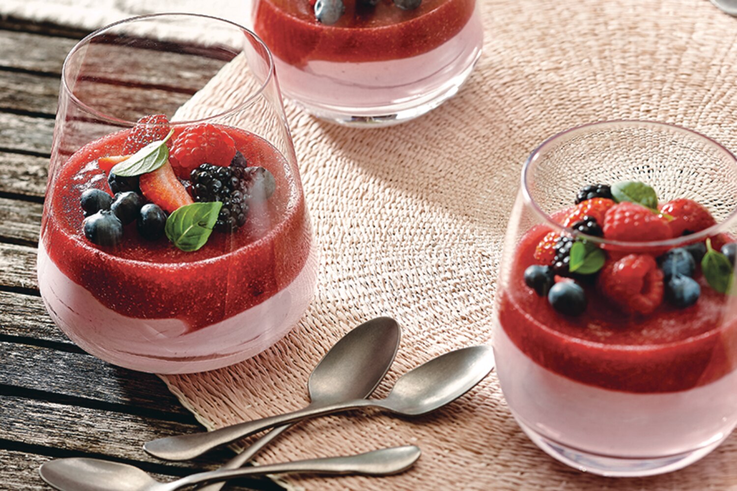 Egg-Free Mousse with Berry Compote | Canadian Living