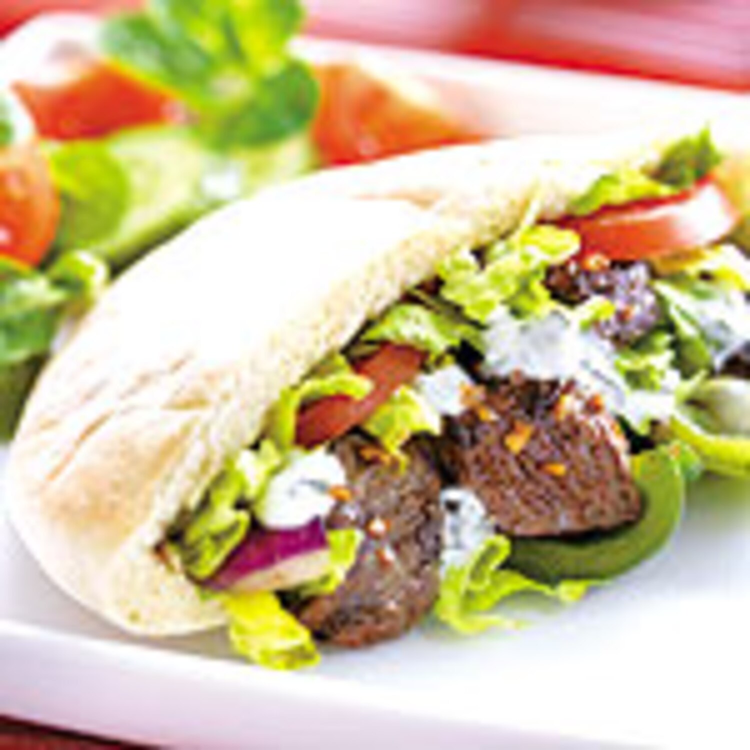 Beef Kabob Pitas Canadian Living