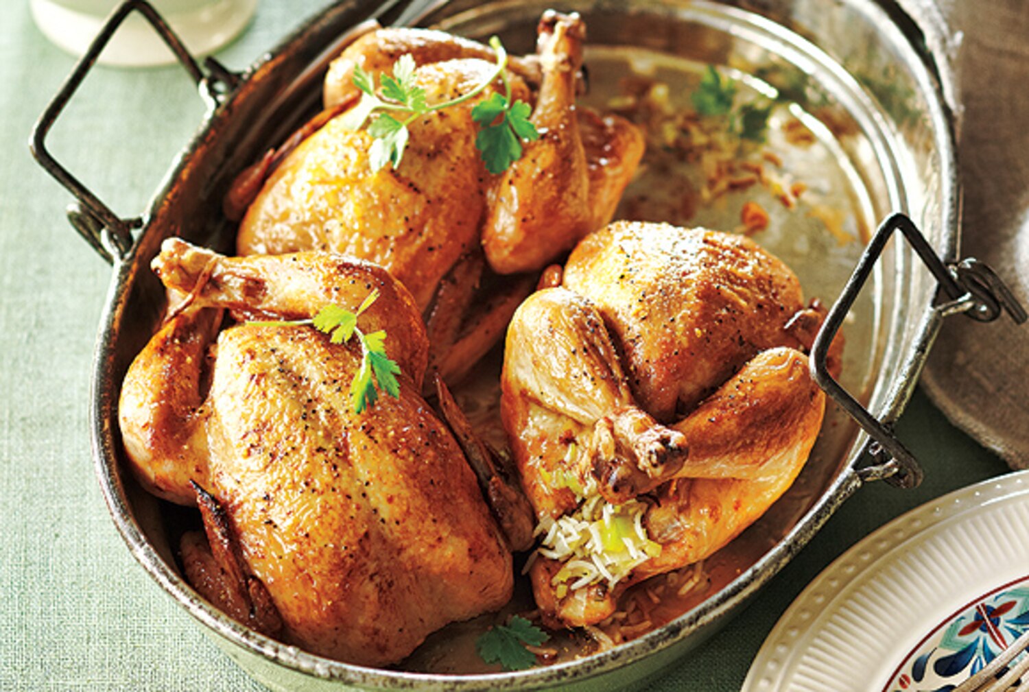 Roasted Stuffed Cornish Hens Canadian Living