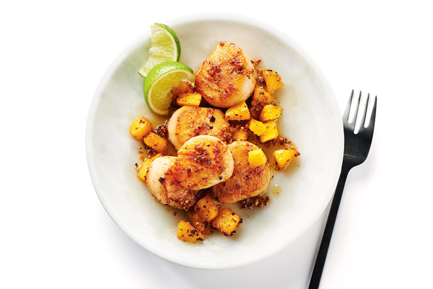 Lemongrass and FiveSpice Scallops Canadian Living