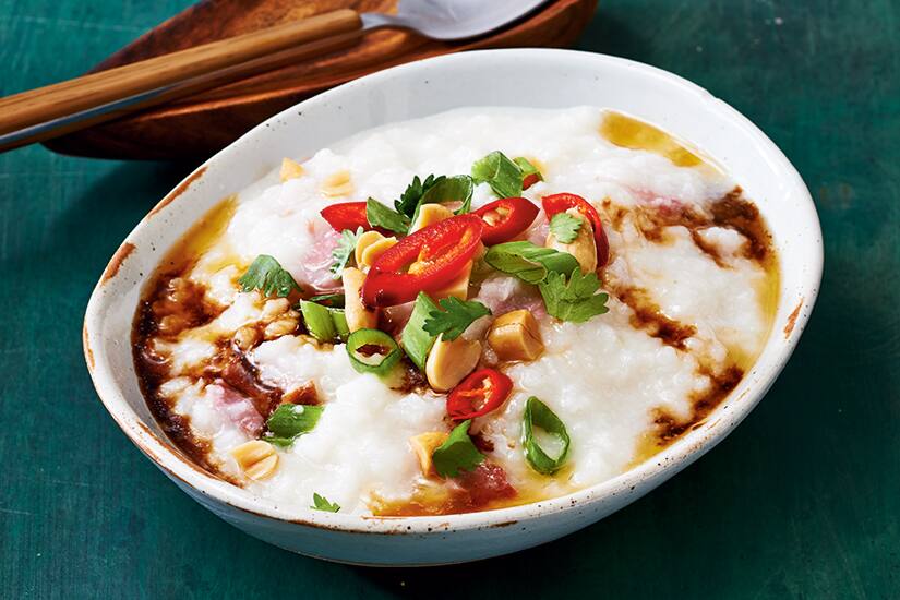 Slow Cooker Smoked Ham Congee Canadian Living