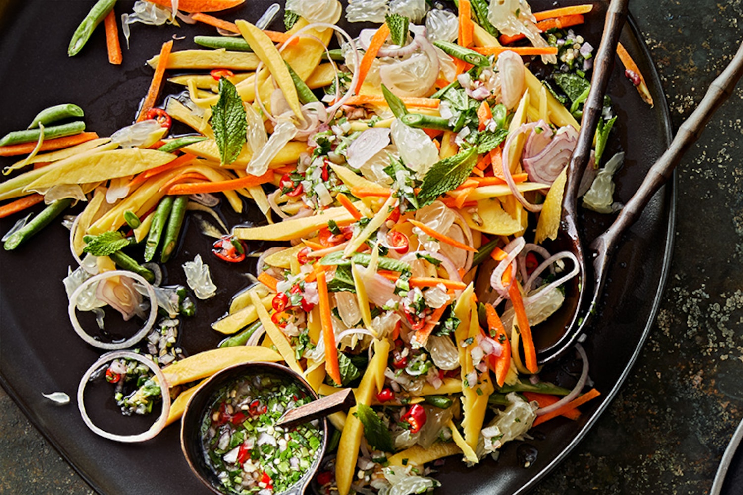 Thai Mango & Pomelo Salad with Thai Dipping Sauce Canadian Living