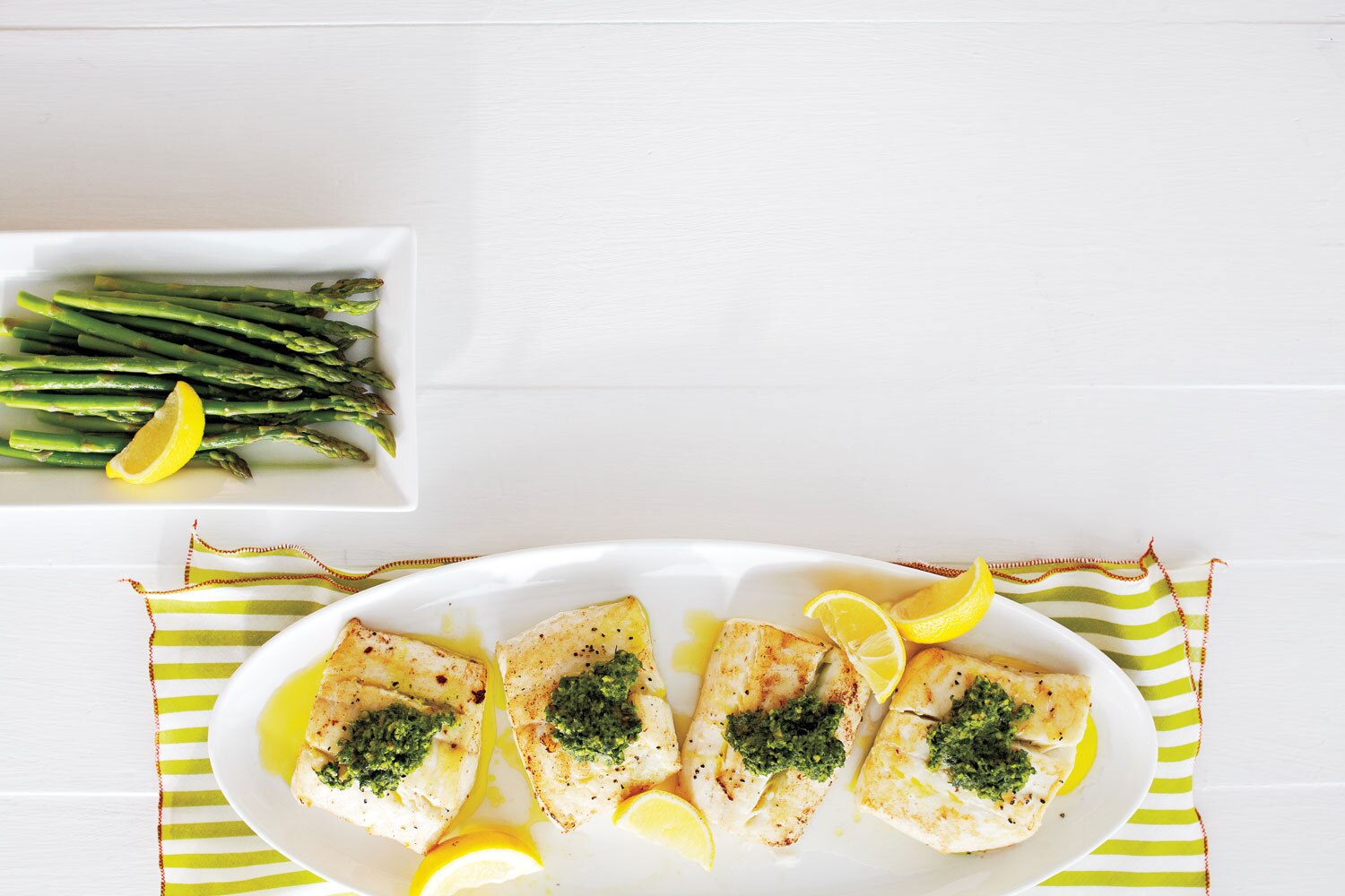 PanFried Halibut With LemonDill Pesto Canadian Living