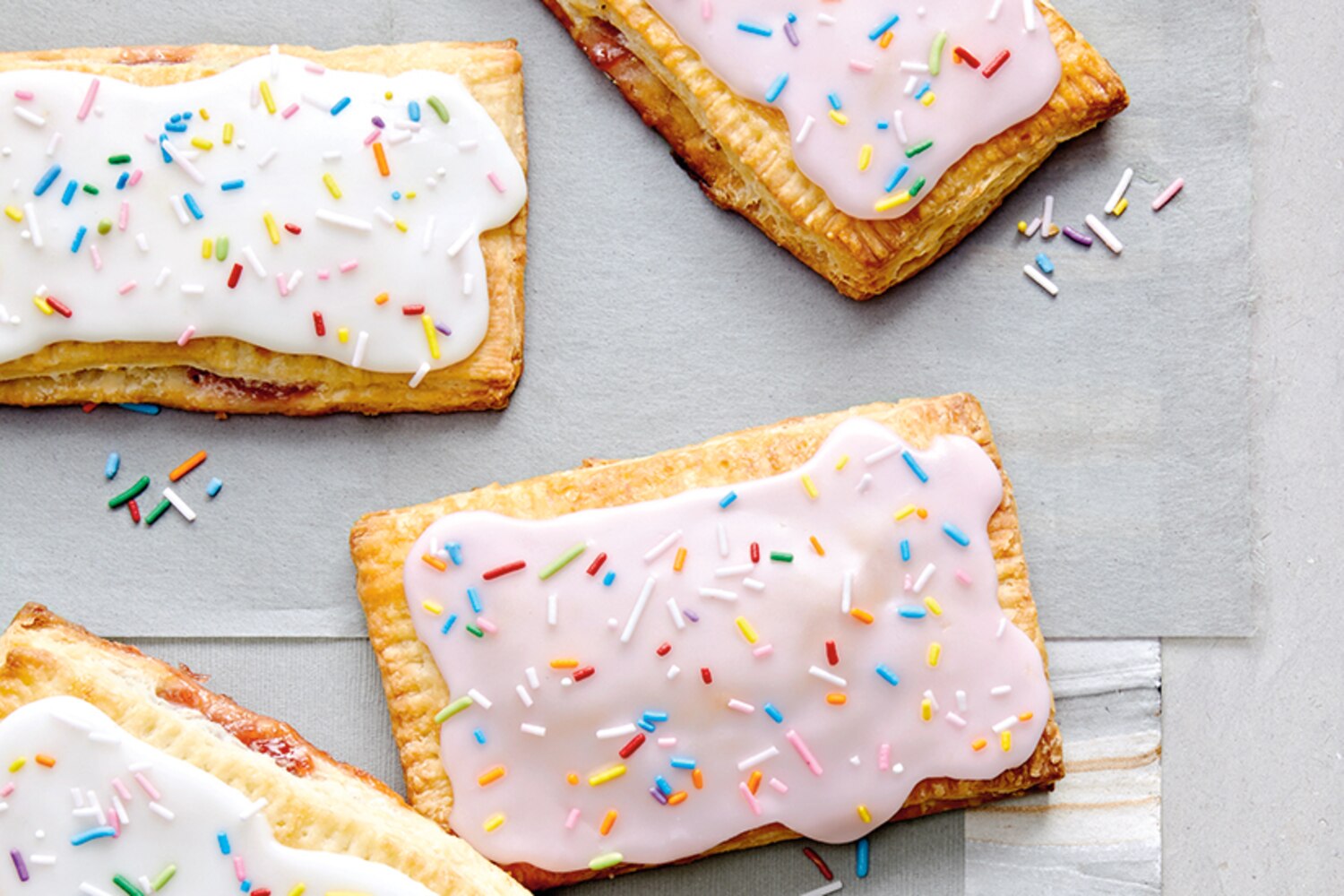 Frosted Strawberry Pastry Tarts Canadian Living