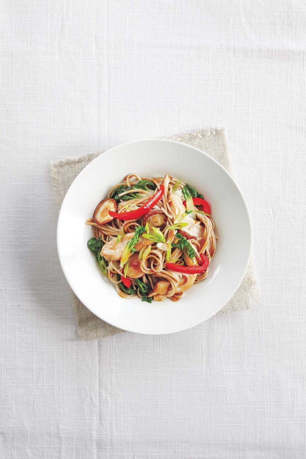 Chicken and Vegetable Soba Noodle Stir-Fry | Canadian Living