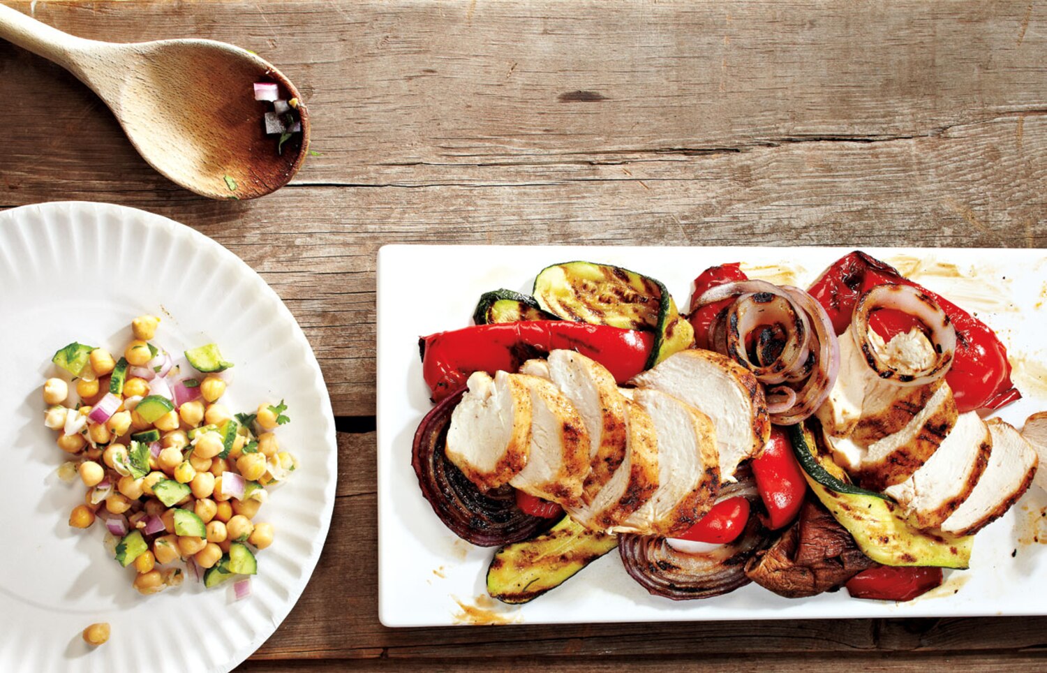 Moroccan Chicken With Grilled Vegetables | Canadian Living
