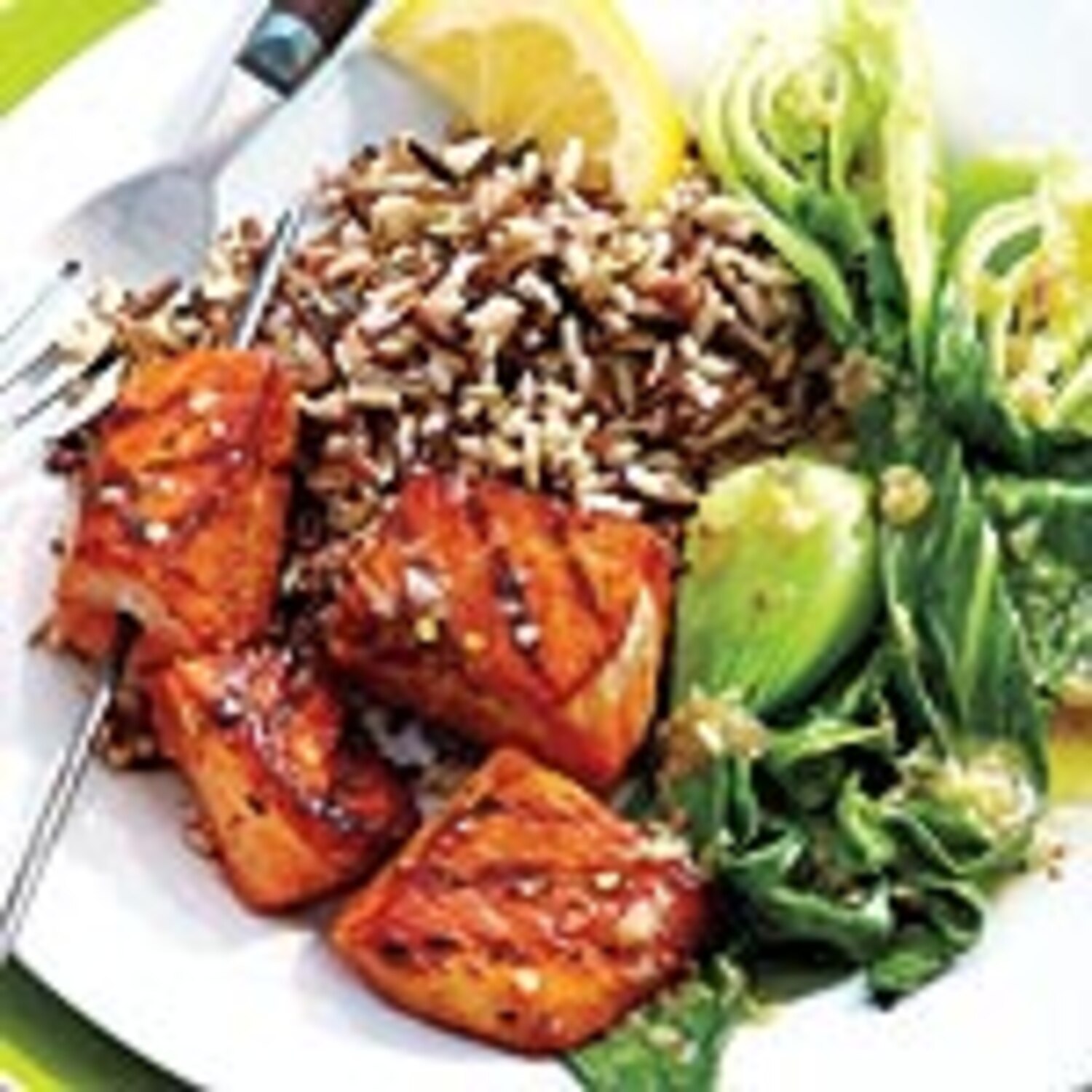 Salmon Kabobs With Baby Bok Choy | Canadian Living