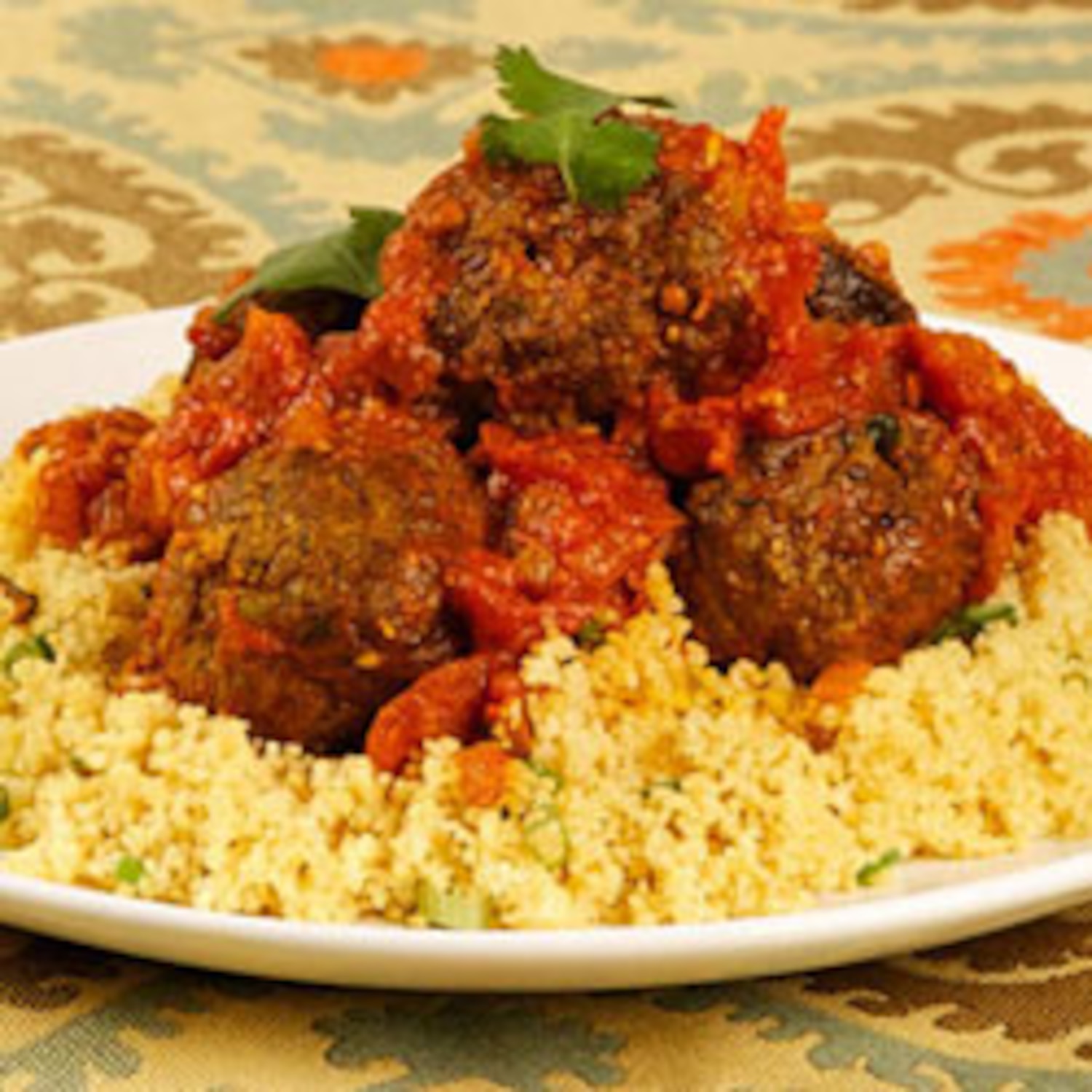 MoroccanSpiced Meatballs in Spicy Tomato Sauce Canadian Living