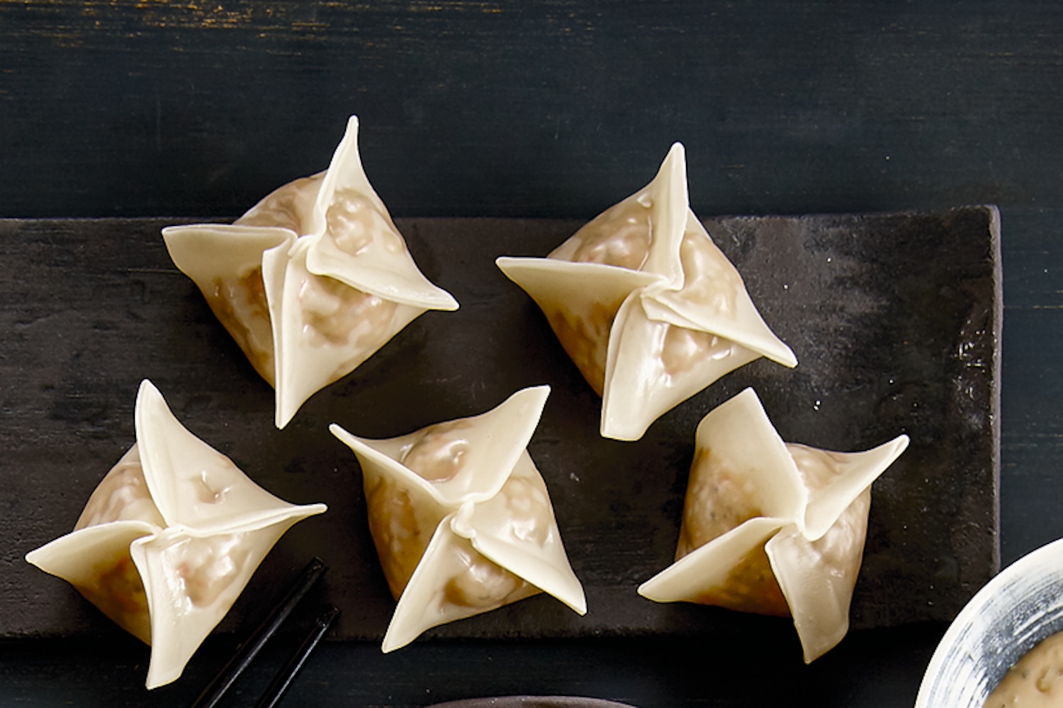 Crab Dumplings with Tarragon Mayonnaise Canadian Living