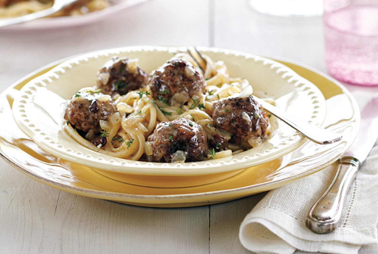 Fresh Pasta With Lamb and Currant Meatballs | Canadian Living