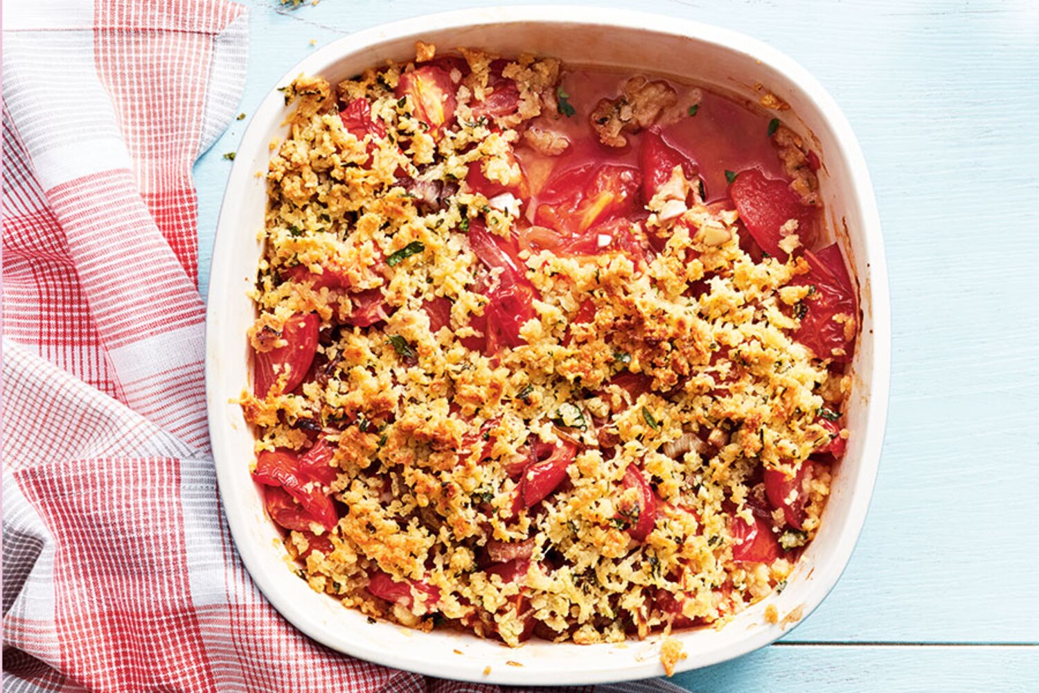 Savoury Tomato and Gruyère Crumble | Canadian Living