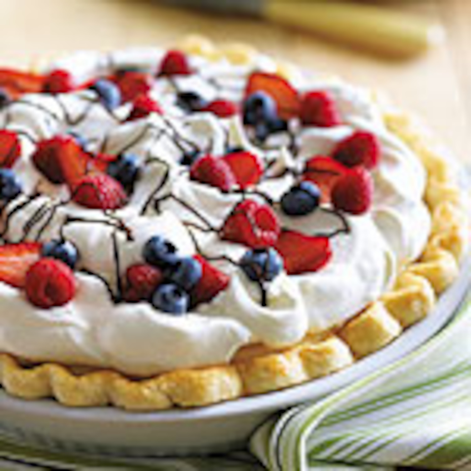 DinerStyle Berry Cream Pie Canadian Living