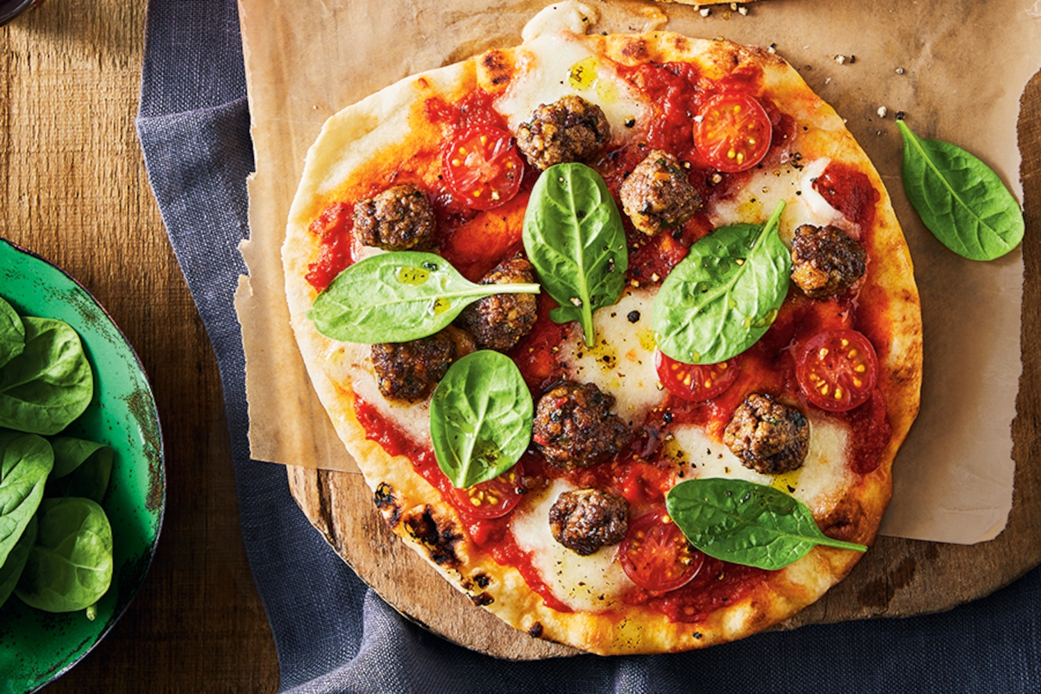 Naan Meatball Pizzas | Canadian Living