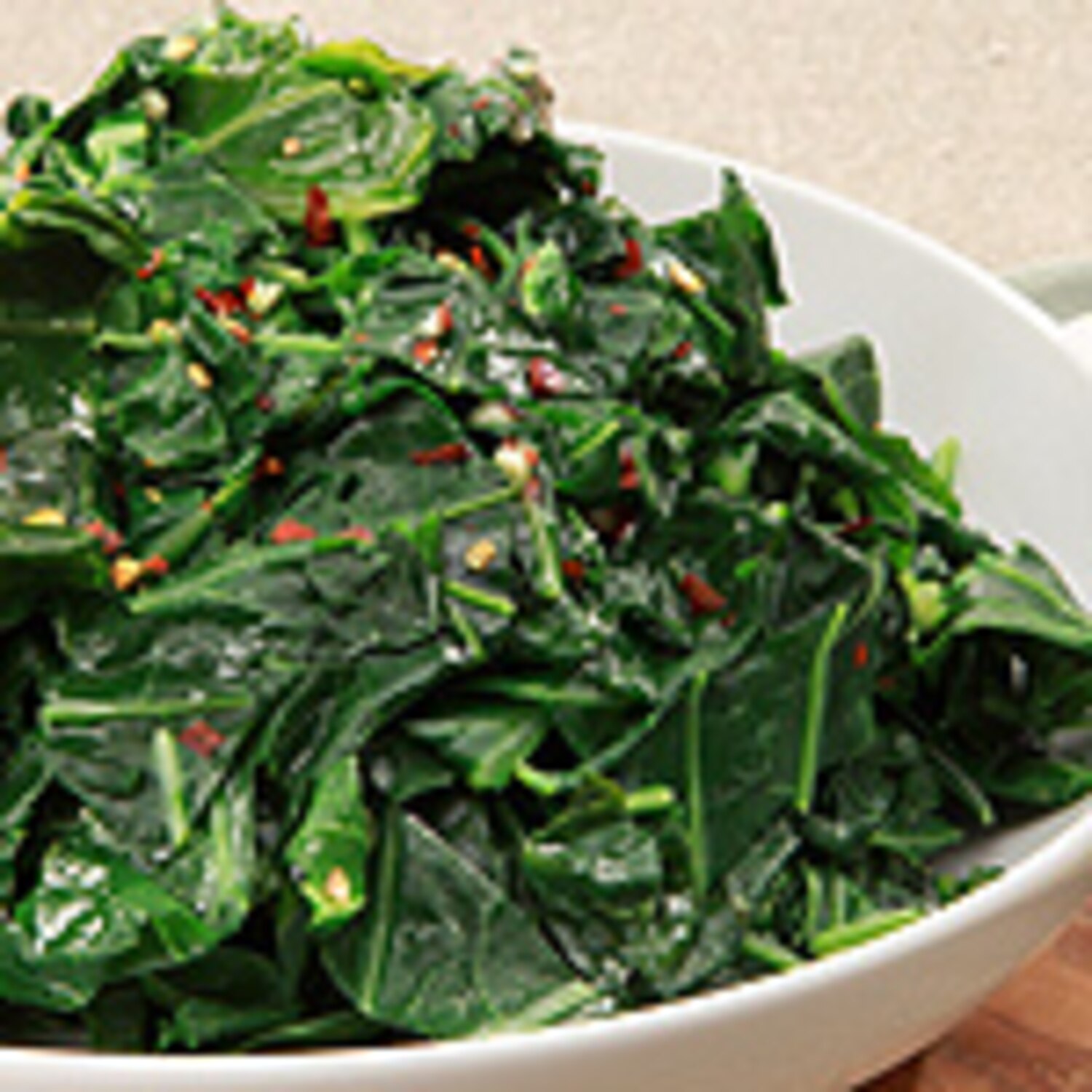 Collards with Garlic and Pepper Flakes Canadian Living