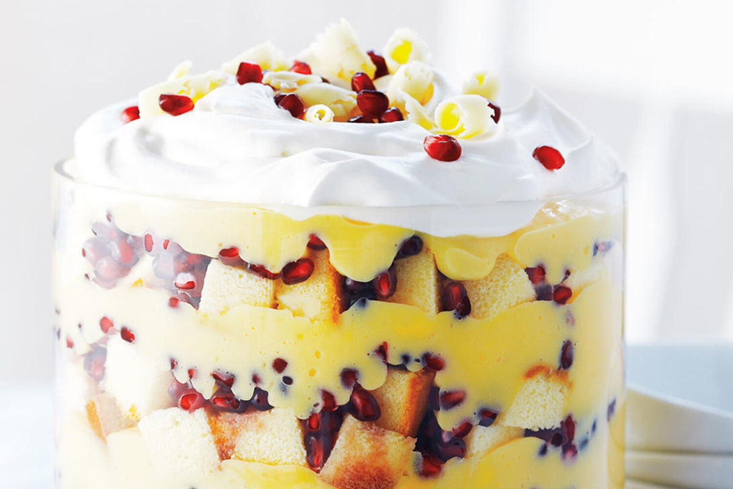 White Chocolate Pomegranate Trifle | Canadian Living