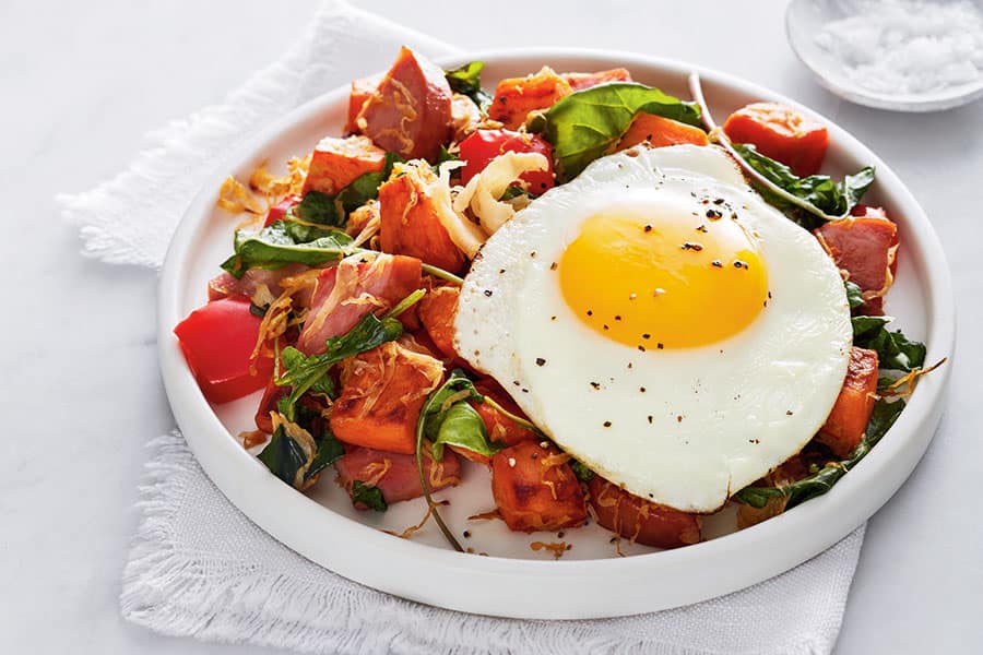 Kielbasa Sweet Potato Skillet Canadian Living