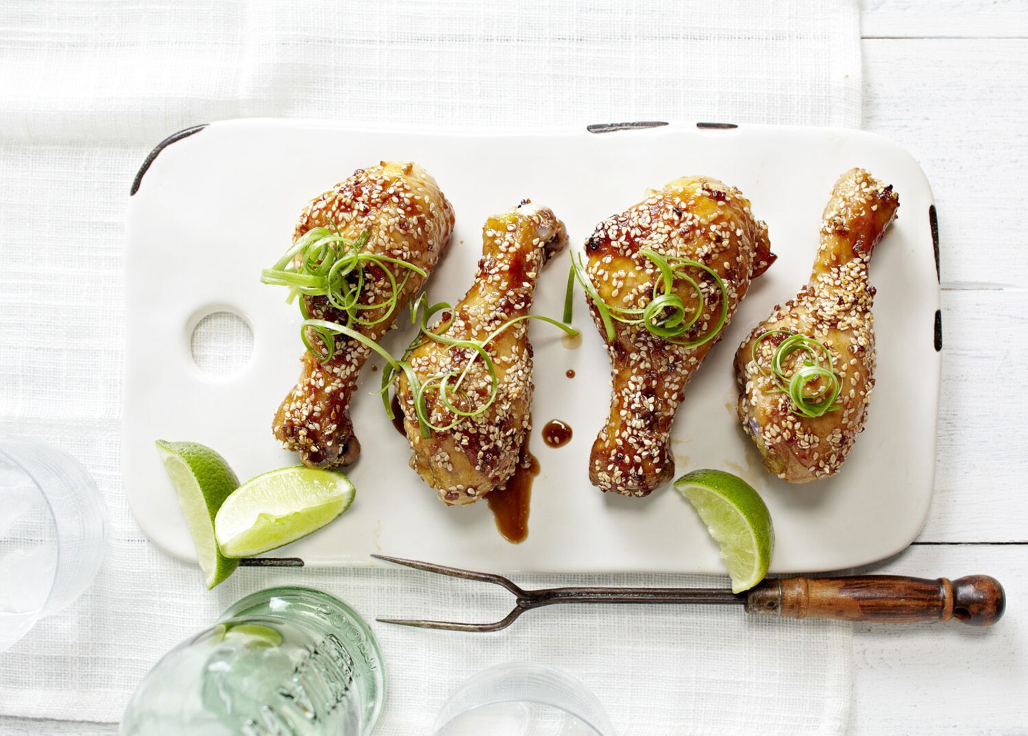 Sticky Honey Sesame Drumsticks | Canadian Living