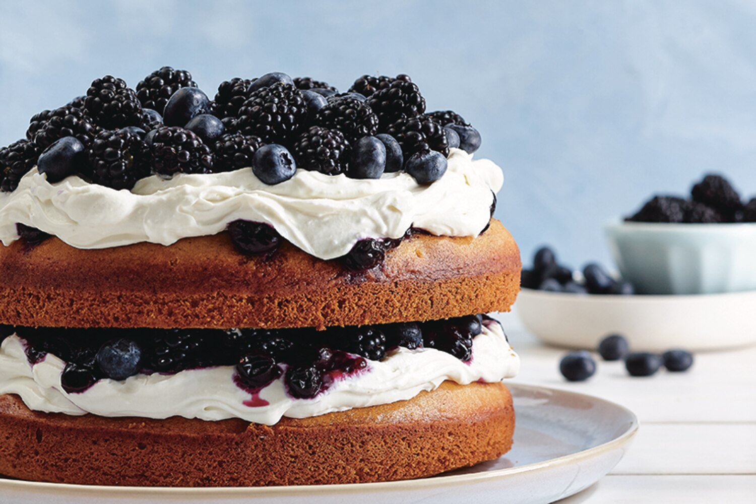 Berry & Ricotta Cream Layer Cake | Canadian Living