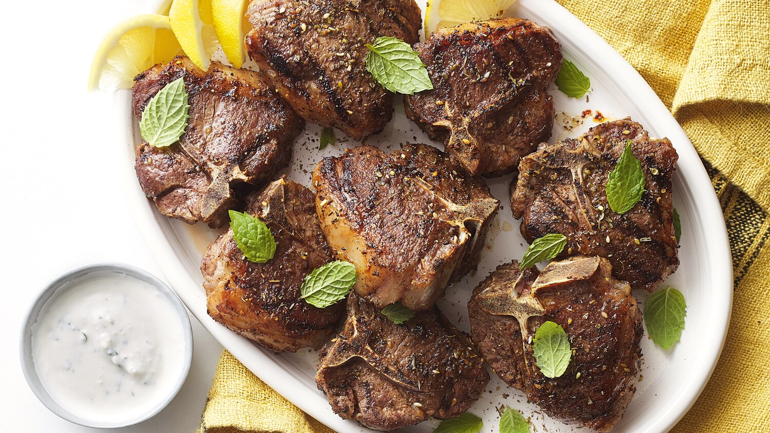 Grilled Lamb Chops with Feta Sauce Canadian Living