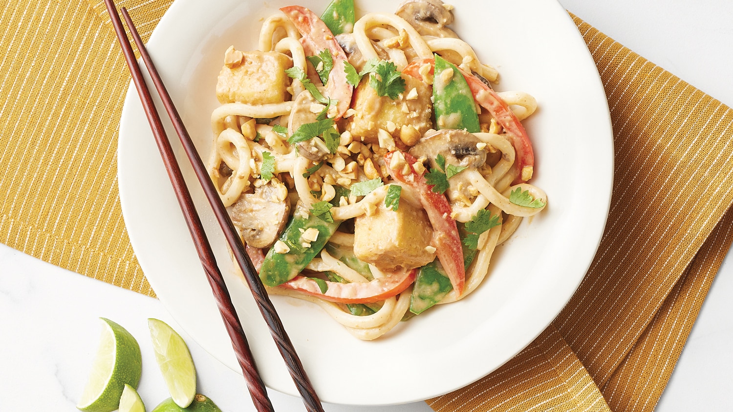 Tofu & Peanut Noodles | Canadian Living