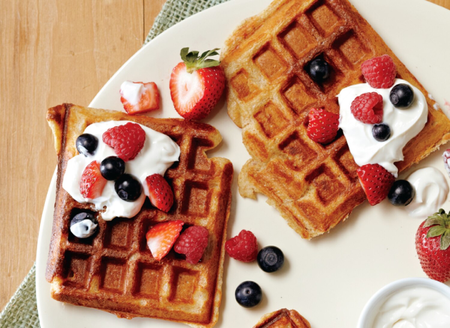Power Waffles and Fruit | Canadian Living