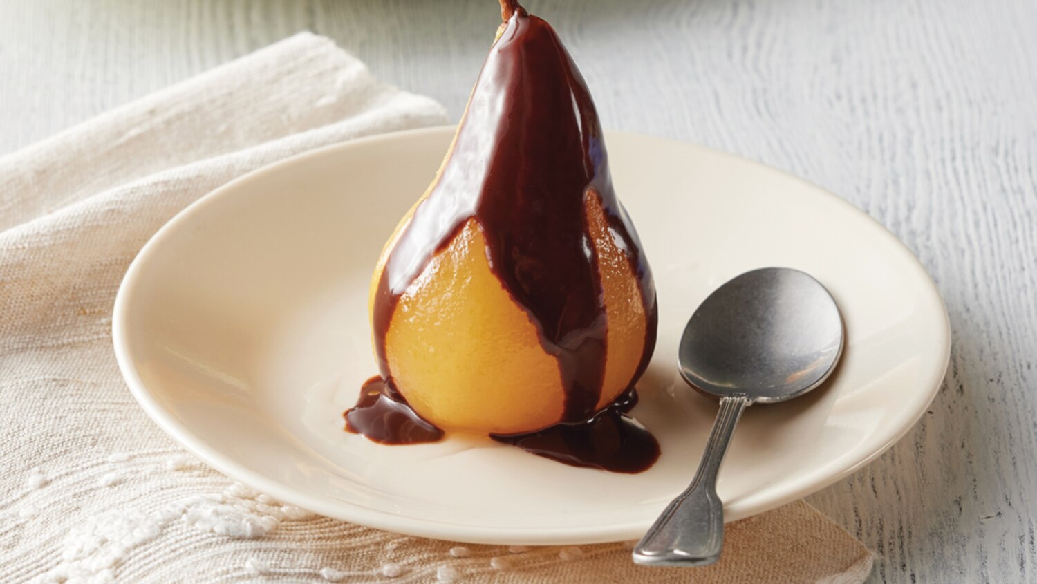 Pears Belle Helene Canadian Living