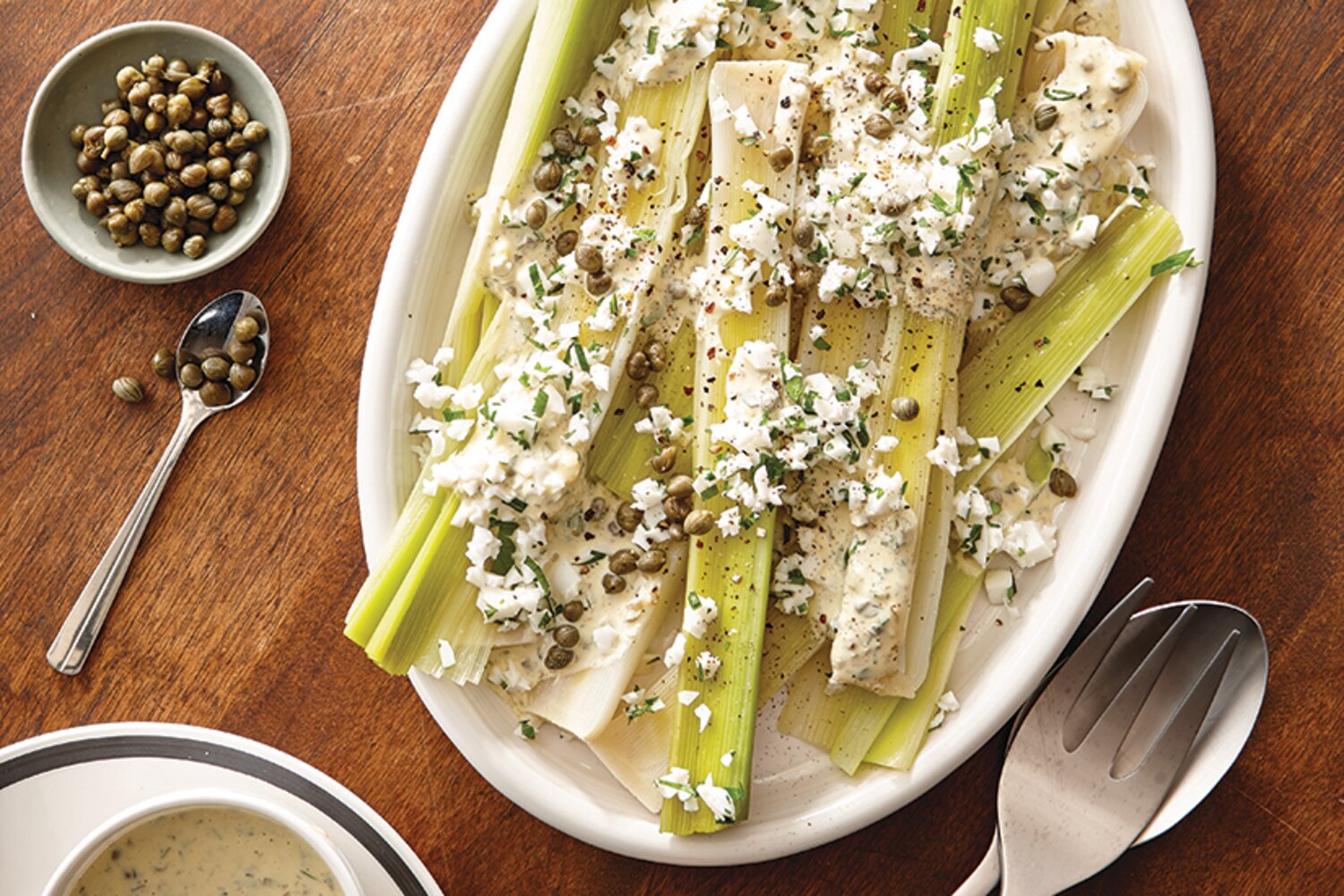 Leeks with Gribiche Sauce | Canadian Living
