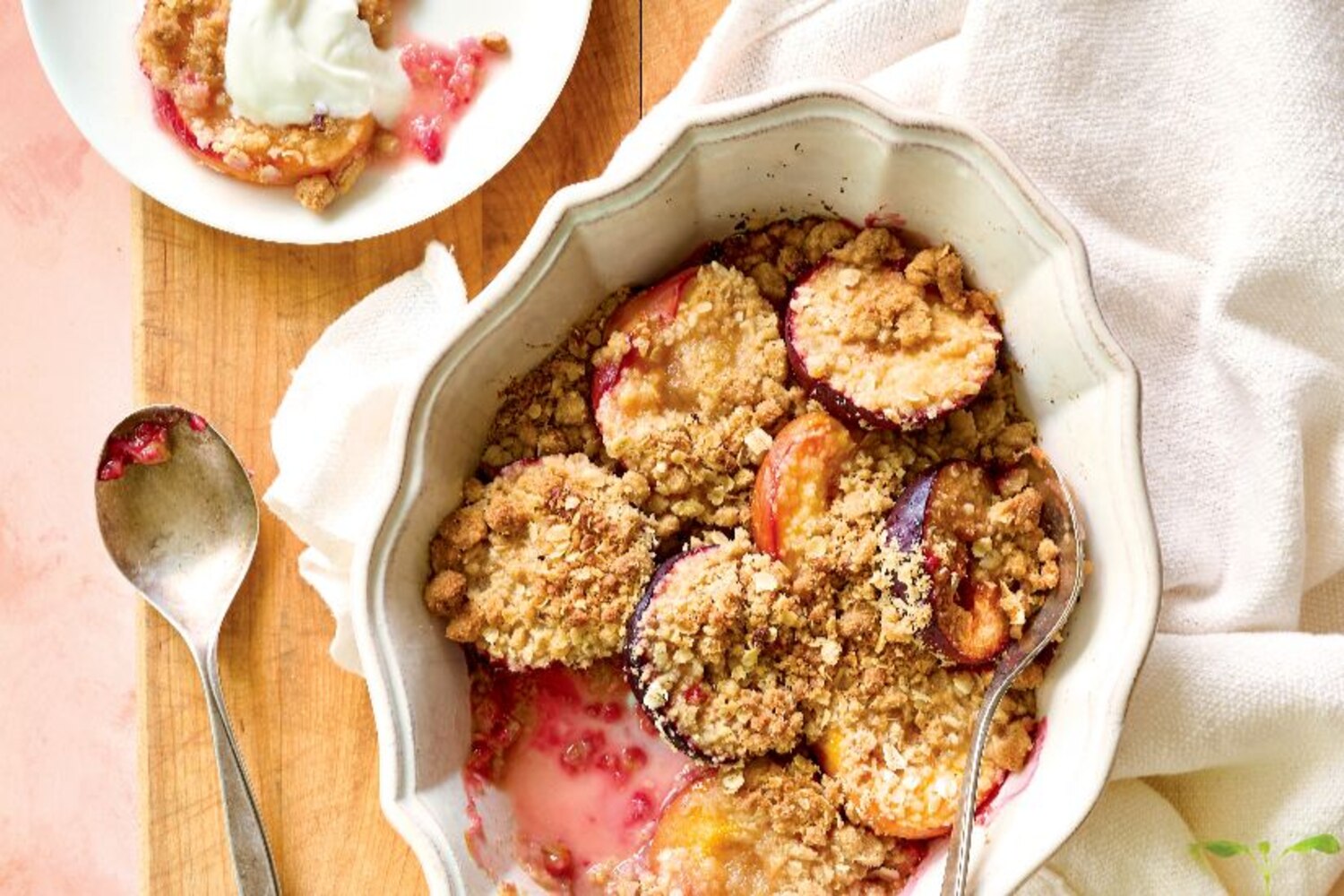 Plum & Nectarine Crisp | Canadian Living