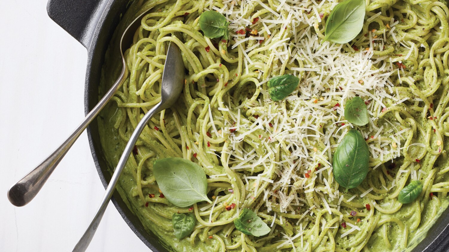 Creamy Spinach & Lemon Spaghetti | Canadian Living